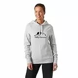 Helly Hansen Sudadera con Capucha W Nord Graphic para Mujer, 952 Grey Melange, S