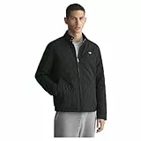 GANT Tramposo de Viento Acolchado Chaqueta, Negro, XL para Hombre