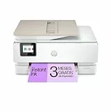 HP Envy Inspire 7920e 242Q0B, Impresora multifunción de inyección de tinta A4 a color, Conexión Wi-Fi, impresión a doble cara automática, 22 ppm, 3 meses de impresión Instant Ink con HP+, Blanca