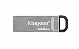Kingston DataTraveler Kyson USB 3.2 Gen 1 Memoria USB 128GB - con Elegante Carcasa metálica sin capuchón