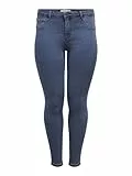 ONLY Carmakoma Carthunder Push Up Reg SK Jeans MBD Noos Vaqueros Skinny, Azul (Medium Blue Denim Medium Blue Denim), W38 (Talla del Fabricante: 48) para Mujer