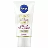 NIVEA Luminous 630 Antimanchas Crema de Manos (1 x 50 ml), crema hidratante con ácido hialurónico, crema nutritiva con protección solar 15
