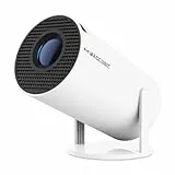 Proyector Portátil con Android 11, Mini Proyector 4k 1080P Full HD Soporte 200ANSI 8000L, Videoproyector WiFi 5G BT 5.4, Cine Projector 180 ° Se Puede Girar para TV Stick