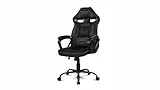 Drift Gaming DR50 - Silla Gaming Profesional, Polipiel, reposabrazos Acolchados, pistón Clase 4, Asiento basculante, Altura Regulable, cojín Lumbar, Color Negro