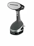 Rowenta Access Steam+ DR8150 - Cepillo de vapor, plancha vertical 1600 W, depósito 190 ml, elimina arrugas, olores y desinfecta, accesorio prendas delicadas, cable 3 m, Gris / Negro