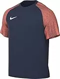 NIKE DH8031-411 M NK DF Academy JSY SS T-Shirt Hombre Midnight Navy/Hyper Crimson/White Tamaño L