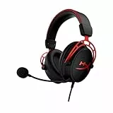 HyperX Cloud Alpha – Cascos de Gaming con cable trenzado extraíble, compatibles con PS4, Xbox One y platformas de 3.5 mm