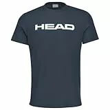 HEAD Camiseta Club Basic Hombre Camisa, Navy, Medium