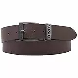 Levi's Ashland Metal, Cinturón Unisex adulto, Marrón (Brown), 100