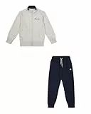 Champion Legacy Boy-Graphic Full Zip Sweatsuit Traje de baño, Grey (EM021), 3-4 años para Niños