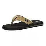 Quiksilver Monkey Abyss, Sandalia Hombre, Verde (Green Black Brown Xgkc), 43 EU