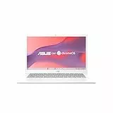 ASUS Chromebook Plus CX34 CX3402CBA-PQ0105 - Ordenador Portátil 14' Full HD (Intel Core i3-1215U, 8GB RAM, 128GB UFS, UHD Graphics, ChromeOS) Blanco Perla - Teclado QWERTY español