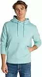 Calvin Klein Hoodie Hombre Badge con Capucha, Azul (Fresh Mint), M