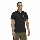 adidas Hombre Train Essentials Training Polo Shirt, black/white, XL