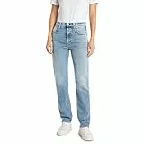 Replay Vaqueros de mujer con power stretch, azul (Light Blue 010), 27W / 28L