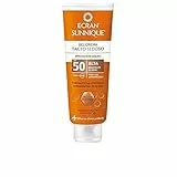 Ecran Sunnique - Gel Crema Protector Solar FPS 50 Tacto Sedoso, Protección Alta UVB + UVA e IR-A, Refuerza las Defensas Antioxidantes De La Piel, Hidratación 24 h, Fórmula con VitEox 80 - 250 ml