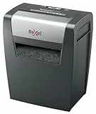 Rexel 2104569EU - Destructora de Papel Personal/Home Office Momentum X406, Corte en Confeti, Destruye 6 Hojas a la Vez, Papelera 15L, Óptimo Uso Doméstico, Destrucción Alta Seguridad P4, Color Negro