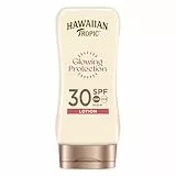 Hawaiian Tropic Satin Protection Ultra Radiance - Loción Solar de Protección Alta, índice SPF 30, protege y suaviza la piel, fragancia Frutas Tropicales, 180 ml