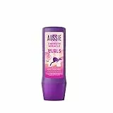 Aussie 3MM Tratamiento para Cabello Ondulado y Rizado 225ml | Aceites De Jojoba, Nuez De Macadamia Y Coco, Morado