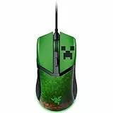 Razer Cobra Minecraft Edition - Ratón de Juego Ligero con Cable - Sensor 8500 dpi (58g, Interruptores ópticos de ratón 3th Gen, Iluminación Chroma con Resplandor Degradado, Speedflex) Minecraft
