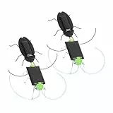 Beaupretty 4piezas Juguetes Solares para Insectos De Juguete De Energía Solar y Cucarachas Realistas para Jugar Interiores y Exteriores
