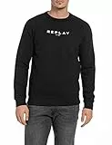 REPLAY M6139L, Sudadera Hombre, Negro (Black 098), L