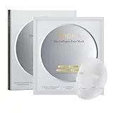 Bio-collagen Mascarilla Facial de Colageno,Mascarillas Faciales rica en serum facial，Skincare，Hidratante Facial，Anti-arrugas Eficaz-Pack de 4