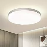 EASY EAGLE Plafon LED Redondo 36W, 4000K Lampara Led Techo 3600LM, IP44 Impermeable Luz Modern, Plafones para Cocina Baño Cocina Sala Dormitorio Balcón Pasillo Ø23CM