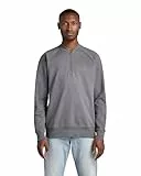 G-Star Para Hombre Sudadera ligera Bomber Half Zip , Gris (granite D22396-D136-1468), XS