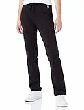 Champion American Classics C-Logo Slim Crop Pantalones Deportivos, Negro, XS para Mujer