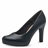 Tamaris Mujer Zapatos de tacón, señora Zapatos de tacón Clásicas,TOUCHit,Nobles,Pump de Boda,Zapatos de Noche,Festivos,Black Matt,40 EU