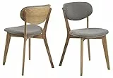 AC Design Furniture Rudi Silla De Escritorio, al.: 93 × an.: 57 × prof.: 52 cm, Blanco, Poliuretano/Cromado, 1 pza.