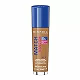 Rimmel London Match Perfection Foundation Base de Maquillaje Tono 400 Natural Beige - 30 ml