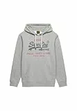 Superdry VL Heritage Relaxed Hood M2014122A College Grey Marl L
