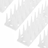 OFFO Pinchos antipalomas, púas espanta Palomas para alejar a Las Aves y Animales, Cerca de púas ahuyentadoras de Aves 4.45 m, Transparente