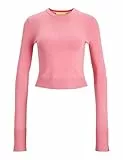 JJXX Jxvalentina Soft Crop Crew N Knit Noos Jersey de Punto, Confeti/Detalles: W/Poinciana Necktape, M para Mujer