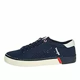 Wrangler - tela perforada sneaker frisco hombre - 43 - blu