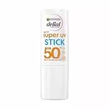Garnier Delial Super UV Stick Antioxidante e Hidratante con [Vitamina E]. Muy Alta Protección FPS 50+. Acabado invisible. No graso. 9 ml