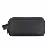 TOTTO - Estuche Escolar Dos Compartimentos, Modelo Chizal, Estuche Grande, Dimensiones 24 x 12 x 8.5 cm, Asa Lateral, Repelente a Líquidos, Compacto y Resistente, Color Negro