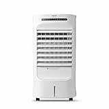 Taurus Snowfield Ultra – Climatizador evaporativo, aire acondicionado portátil, ventila, refresca, humidifica, 3velocidades, 3modos, temporizador, depósito 10l, control remoto, 2hielos