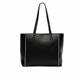 MISAKO Sibila bolso shopper grande con detalles metálicos Mujer - Sibila Negro 30 X 44 X 15 cm