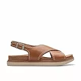 Clarks Arwell Sling, Sandalia Mujer, Tan Leather, 36 EU