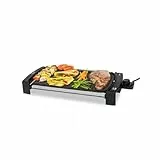 Cecotec Plancha de Asar, Grill Eléctrico Black and Water 2500. 2150 W, Revestimiento Antiadherente, Bandeja Recoge grasa, Temperatura Ajustable, Apta para Limpieza Lavavajillas