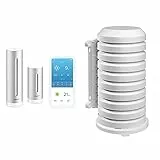 Netatmo Estación Meteorológica Inalámbrica Interior Exterior Con Wifi, Compatible Con Amazon Alexa Y Apple Homekit, Nws01-Ec + Tfa 98.1114.02 Protectora Para Transmisor Al Aire Libre