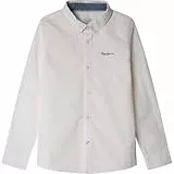 Pepe Jeans Camdem Camisa, Blanco, 12 años para Niños