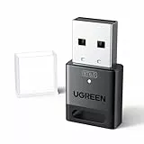UGREEN USB Bluetooth 6.0 Adaptador para PC Adapter Dongle Solo Sirve para Windows 11/10/8.1 Compatible con Mando de PS5 PS4 Teclado Ratón Altavoces Auriculares