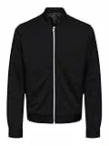 ONLY & SONS Onsmark Bomber 0209 Noos, Negro, M Hombres