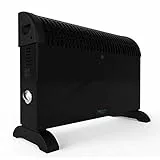 Cecotec Radiador Eléctrico Bajo Consumo Ready Warm 6500 Turbo Convection. 2000 W, Termostato Regulable, 4 Modos, Soporte de pie, Protección sobrecalentamiento, 20 m2
