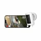 Novedad Ring | Cámara exterior Plus con enchufe (Ring Outdoor Camera Plus): cámara inalámbrica exterior, 2K con Ring Vision, instalación propia, alternativa a CCTV (30 días gratis de Ring Home)