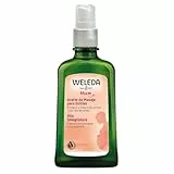 Weleda – Aceite de Masaje para Estrías, Aceite Corporal, Previene y Reduce las Estrías, 100% Natural, con Aceites Esenciales, Vegana – 100 ml, El embalaje puede variar